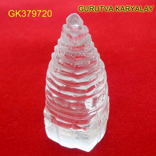 78 CT Natural Crystal Shree Yantra | Sphatik Shri Yantra | Shree Maha Laxmi Yantra